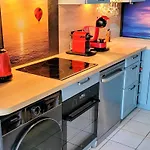 Mom' Blue Paradise Front De 3 Etoiles 61 M2 Cap'diem 3 Clim - Ideal Pr Un Sejour De 15j Ou ! Wifi, Lit 160 - 4e Ascenseur, Parking, Piscine, Petanque, Ping-pong - Pistes Cyclables - Golf & Tennis A 10 Mn 아파트 아그