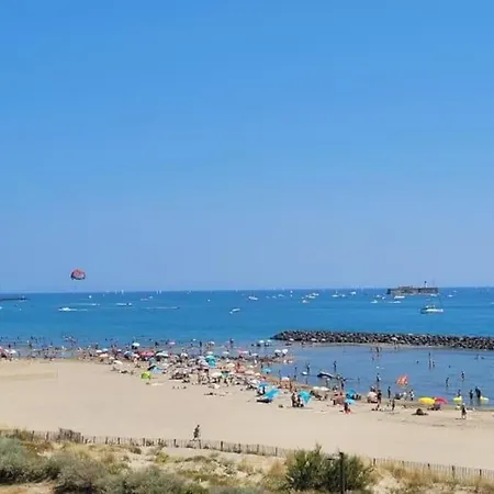 Mom' Blue Paradis Bleu Front De 61 M2 Carpe Diem 3 Etoiles - 3 Clim, Wifi, Lit 160 - 4e Ascenseur Parking, Piscine, Petanque, Ping-pong - Pistes Cyclables, Golf A 5 Mn Agde