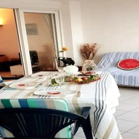 Mom' Blue Paradise Front De 3 Etoiles 61 M2 Cap'diem 3 Clim - Ideal Pr Un Sejour De 15j Ou ! Wifi, Lit 160 - 4e Ascenseur, Parking, Piscine, Petanque, Ping-pong - Pistes Cyclables - Golf & Tennis A 10 Mn 阿格德