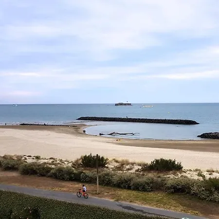 Mom' Blue Paradise Front De 61 M2 Cap'diem 3 étoiles - Idéal Pour Un De 15j Ou ! 3 Clim, Wifi, Lit 160 - 4è Ascenseur, Parking, Piscine, Pétanque, Ping-pong - Pistes Cyclables - Golf&tennis à 10 Mn