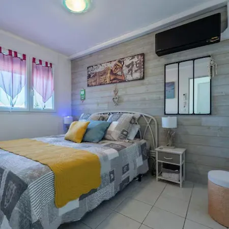 Mom' Blue Paradise Front De 3 Etoiles 61 M2 Cap'diem 3 Clim - Ideal Pr Un Sejour De 15j Ou ! Wifi, Lit 160 - 4e Ascenseur, Parking, Piscine, Petanque, Ping-pong - Pistes Cyclables - Golf & Tennis A 10 Mn 公寓 阿格德
