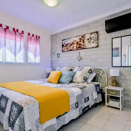 Mom' Blue Paradise Front De 3 Etoiles 61 M2 Cap'diem 3 Clim - Ideal Pr Un Sejour De 15j Ou ! Wifi, Lit 160 - 4e Ascenseur, Parking, Piscine, Petanque, Ping-pong - Pistes Cyclables - Golf & Tennis A 10 Mn Apartament