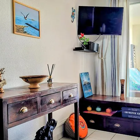 Mom' Blue Paradise Front De 3 Etoiles 61 M2 Cap'diem 3 Clim - Ideal Pr Un Sejour De 15j Ou ! Wifi, Lit 160 - 4e Ascenseur, Parking, Piscine, Petanque, Ping-pong - Pistes Cyclables - Golf & Tennis A 10 Mn Apartament Agde