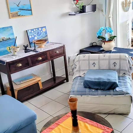 Mom' Blue Paradise Front De 61 M2 Cap'diem 3 étoiles - Idéal Pour Un De 15j Ou ! 3 Clim, Wifi, Lit 160 - 4è Ascenseur, Parking, Piscine, Pétanque, Ping-pong - Pistes Cyclables - Golf&tennis à 10 Mn *