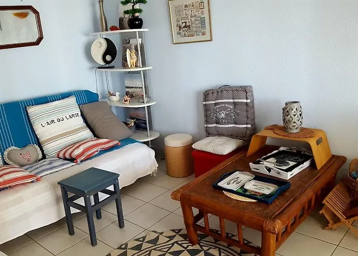 Διαμέρισμα Mom' Blue Paradise Front De 3 Etoiles 61 M2 Cap'diem 3 Clim - Ideal Pr Un Sejour De 15j Ou ! Wifi, Lit 160 - 4e Ascenseur, Parking, Piscine, Petanque, Ping-pong - Pistes Cyclables - Golf & Tennis A 10 Mn Agde