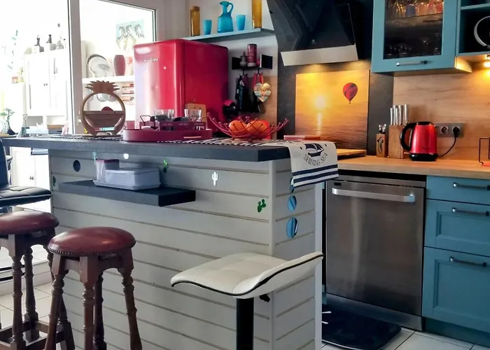 Appartamento Mom' Blue Paradise Front De 61 M2 Cap'diem 3 étoiles - Idéal Pour Un De 15j Ou ! 3 Clim, Wifi, Lit 160 - 4è Ascenseur, Parking, Piscine, Pétanque, Ping-pong - Pistes Cyclables - Golf&tennis à 10 Mn Agde