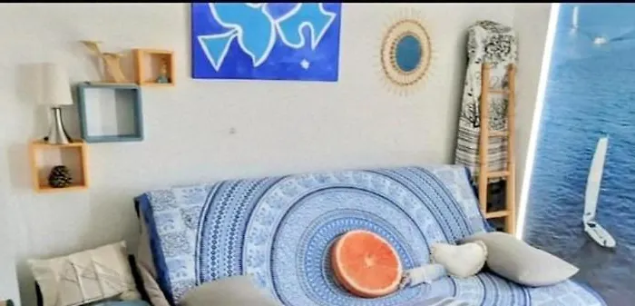 Mom' Blue Paradise Front De 61 M2 Cap'diem 3 étoiles - Idéal Pour Un De 15j Ou ! 3 Clim, Wifi, Lit 160 - 4è Ascenseur, Parking, Piscine, Pétanque, Ping-pong - Pistes Cyclables - Golf&tennis à 10 Mn *