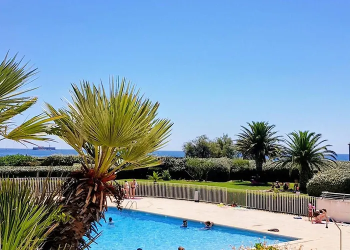 Mom' Blue Paradise Front De 61 M2 Cap'diem 3 étoiles - Idéal Pour Un De 15j Ou ! 3 Clim, Wifi, Lit 160 - 4è Ascenseur, Parking, Piscine, Pétanque, Ping-pong - Pistes Cyclables - Golf&tennis à 10 Mn